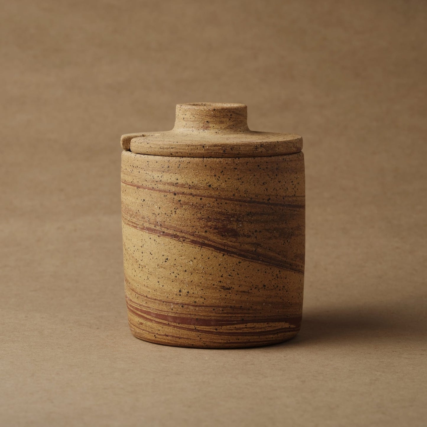 Lidded Jar with Spoon — Mars