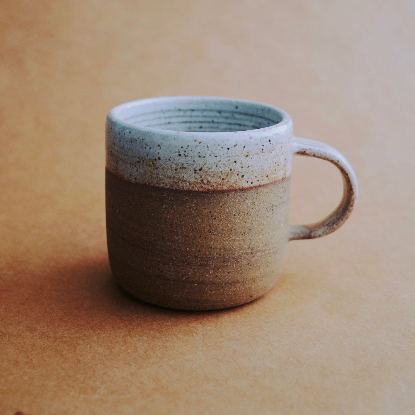 Mug — Red and Tan Marble