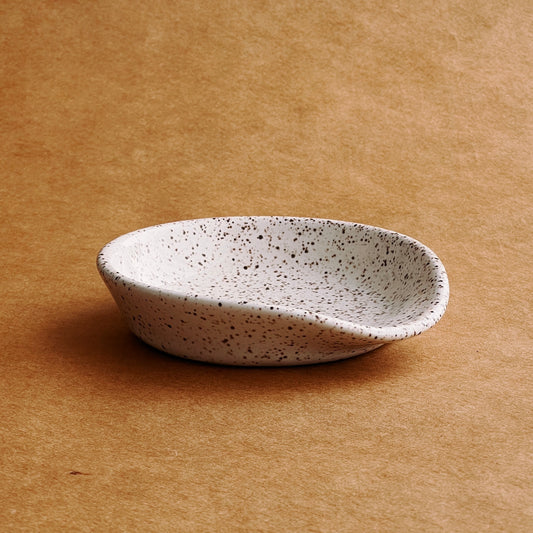 Spoon Rest — White Speckle