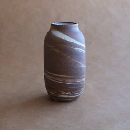 Tall Vase — Contrast Marble