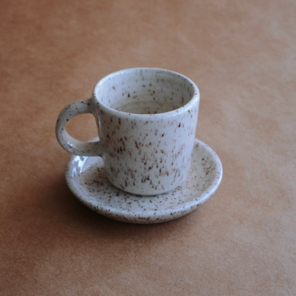 Espresso Set — Cream Speckle