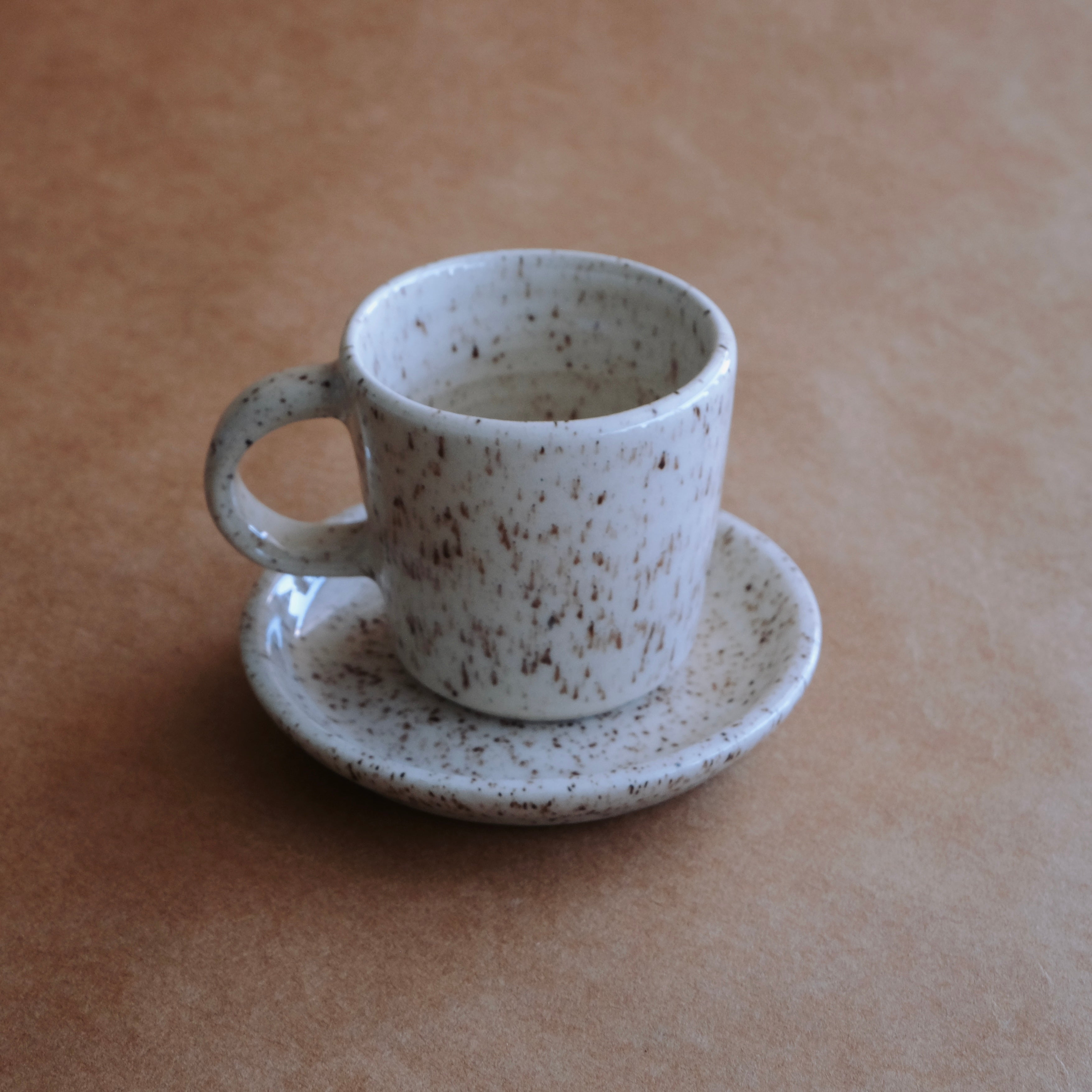 Espresso Set — Cream Speckle